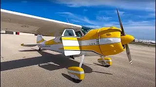 Cessna 195 Flight to Pick up the Plane