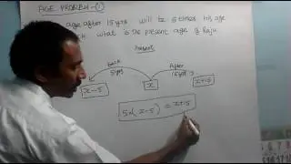 Aptitude - Age Problems: Simple Example -1
