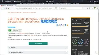 File path traversal, traversal sequences stripped with superfluous URL... (Video Solution) | 2021