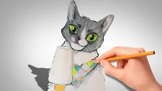 КИСА АЛИСА - РИСУЕМ | МЭДЖИК ПЭТС