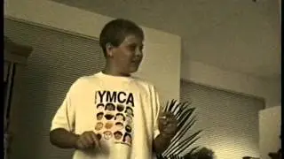Wesley singing with The Lion King