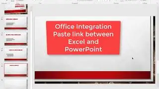 Paste link data/charts between Excel and PowerPoint