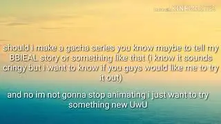 I was thinking...