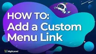 How To Add a Custom Menu Link