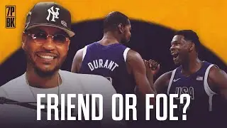 Can NBA Competitors Still Be Close Friends? | Carmelo Anthony Reacts to Ant Edwards & Kevin Durant