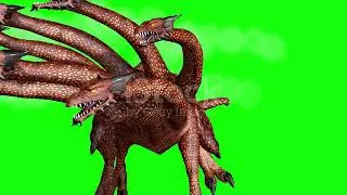 mythical creature walking on #greenscreen #viral