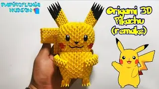 Origami 3D Pikachu (remake)