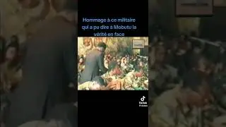 HISTOIRE :  tête à tête avec les militaires, le feu Maréchal Mobutu, recadré par un soldat brave,