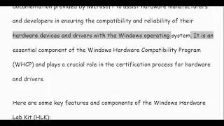 What is Windows Hardware Lab Kit  Hardware Lab? Windows Hardware Lab Kit  Hardware Lab explained