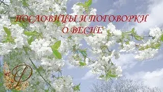 Пословицы и поговорки о ВЕСНЕ для школьников