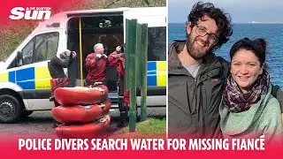 MARELLE STURROCK: Police divers search water for missing fiancé David Yates after teachers death