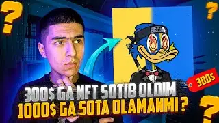 NFT sotib olib uni qimmatga sotish // 300$ ga olib 1000$ ga sotdim