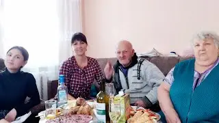 Жилет Для Мамули( Первая Примерка )..Поздравили Дедулю с 23 Февраля