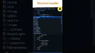 Bounce Loader animation || HTML & CSS 🔥