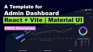 A Template for Admin Dashboard | React + Vite | Material UI