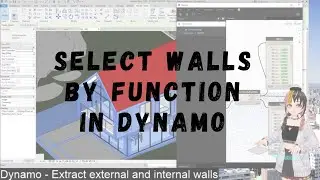 How to Select walls by function in Dynamo 【Dynamo】_Moe_Bun_