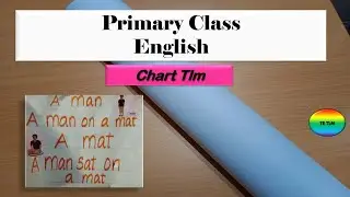Sentence making chart| Introducing new words man, mat, sat| English tlm for Primary| Charttlm #tetlm