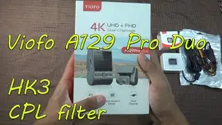 Unboxing 4k Dash Cam Viofo A129 Pro Duo + HW Kit + CPL Filter (2021 Edition)