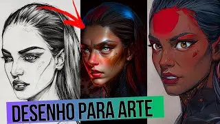 COMO TRANSFORMAR DESENHO A LÁPIS EM IMAGEM COM INTELIGÊNCIA ARTIFICIAL SEM MIDJOURNEY