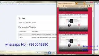 PHP ARRAY CLASS 19 || php array_fill_keys function