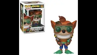 Crash bandicoot (with scuba gear) Funko pop unboxing