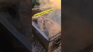Рыбка горячего копчения только с огня 🔥 пропорции в комментах ➡️ #рецепт #копченаярыба #мангал
