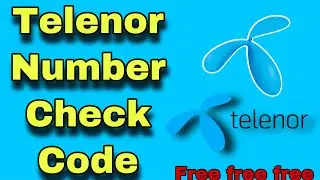 Telenor | Telenor sim number check | Telenor sim number check karne ka code