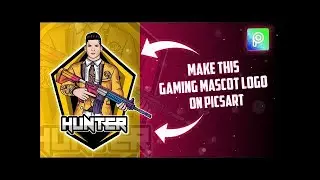 how to make gaming mascot logo in picsart, how to make gaming logo on android || 2021