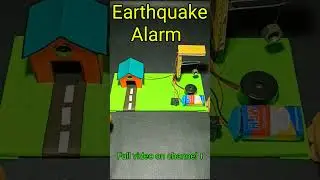 Earthquake detector alarm working model science project 