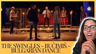 LucieV Reacts for the first time to The Swingles - Bučimiš - Bulgarian Dance (Live Session)|Request|