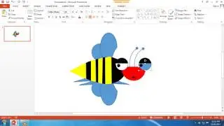 How to Design and animate Bees in Powerpoint