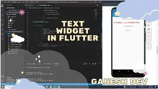 #2  Text Widget in Flutter | Text Widget With Animation in Flutter | Ganesh Dev