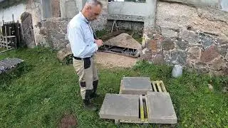 Pouring Counterweights for Handmade Tower Crane! 🏗️ Restoring a 100-Year-Old Castle-Barn!