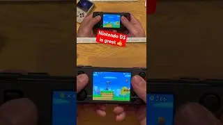 The #MiYooA30 with #SpruceOS plays #NintendoDS surprisingly well. #Gaming #RetroGaming