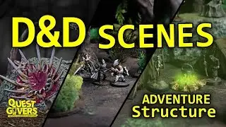 Dungeons and Dragons Adventure Structure: Scenes - D&D Adventure Template