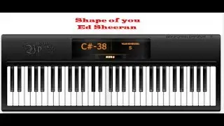 Virtual Piano - Shape of You