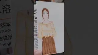 DIY MENGGAMBAR CEWEK CUTE #diy #drawing #cutegirl