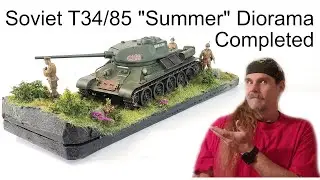Mal's Projects: (6) T34/85 Scenic base and final review