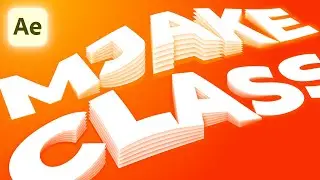 3D Folding Text Wave Visual Effect Animation in Adobe After Effects