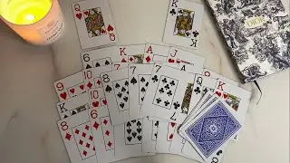 BOTTOM LINE: WILL YOU BE TOGETHER OR WILL YOU BE ❄ TOGETHER? Playing card spread