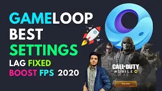 Gameloop Best Settings for Low end PC 4GB Ram Pubg & COD ✅ | Gameloop Lag Fix & FPS Boost | 2023