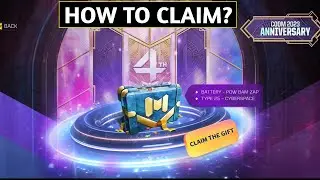 *NEW* Codm 4th Anniversary Gift Gun & Character Skin | How To Claim? | SEASON 10
