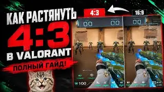 КАК РАСТЯНУТЬ VALORANT - 4 на 3, после последнего обновления / How to Get TRUE Stretched Resolution?