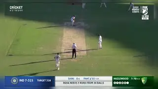 Finishing Run From Rishab Pant || Team India Celebration ||
