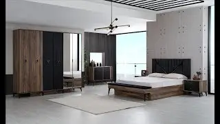 Evkur Collection Siyah Puflu Zen Yatak Odası Takımı Ürün İnceleme