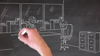 After Effects Tutorial: Chalkboard Animation Office Design 😮 || @Kidztime991