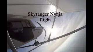 Bruno's first flight in a Skyranger Nynja microlight - from Priory Farm to Cromer Northrepps