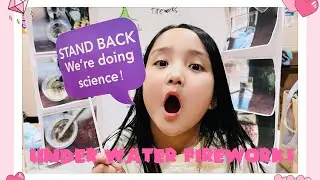 1st Grade Science Fair - Underwater Fireworks