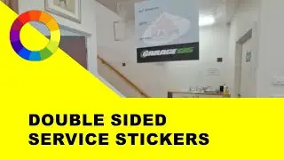 Double Sided Service Stickers
