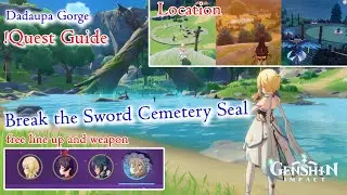 [How To] Break the Sword Cemetery Seal quest guide | Genshin Impact